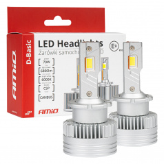 Žiarovky žiarovky LED série D-Basic D4S D4R 6000K Canbus AMIO-03629