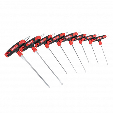 Sada torx kľúčov s priečnou rukoväťou 8ks.