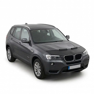 Čierny ochranný návlek na prednú časť kapoty BMW X3 F25 2010 – 2017