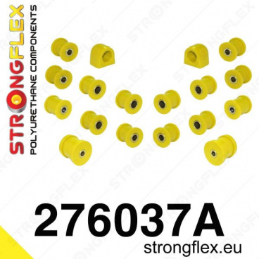 Subaru Legacy do 2006 BC BF StrongFlex Sport sestava silentbloků jen pro zadní nápravu 18 ks Subaru Legacy do 2006 BC BF StrongFlex Sport sestava silentbloků jen pro zadní nápravu 18 ks