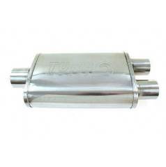 Stredový tlmič 76-63,5mm TurboWorks LT 304SS 355mm