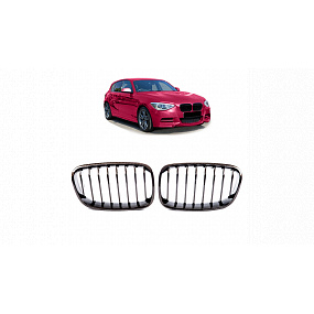 Gril BMW 1 F20 F21 jednotlivé rebrá Carbon Look