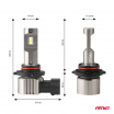Automobilové LED žiarovky série H25 CANBUS HB4 9006 12V 31W AMIO-04715