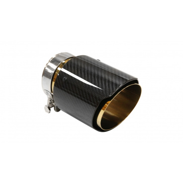 Koncovka tlmiča 114mm vstup 76mm Carbon Gloss