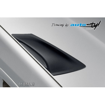 Výduchy kapoty - čierný dezén Škoda Octavia I