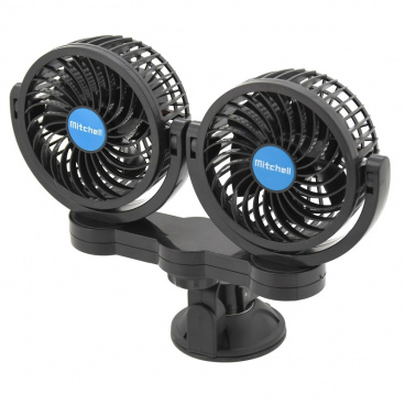 Ventilátor Mitchell duo - na prísavku 2x108 mm 12V Ventilátor Mitchell duo - na prísavku 2x108 mm 12V