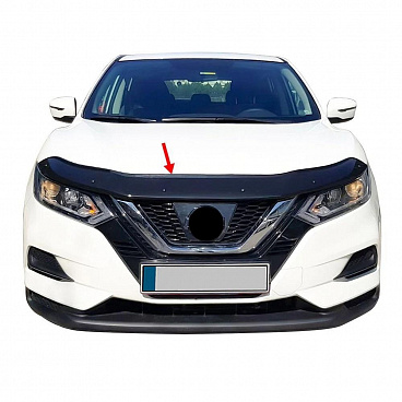 Deflektor predné kapoty Nissan Qashai 2017-21 F11 FL Deflektor predné kapoty Nissan Qashai 2017-21 F11 FL