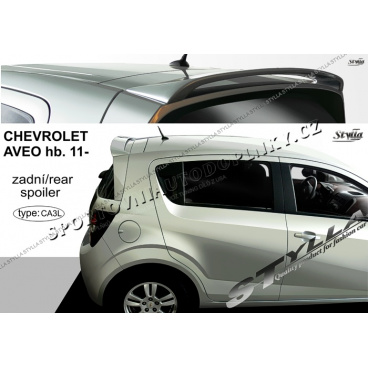 Chevrolet Aveo hb 2011- zadný spoiler (EÚ homologácia)