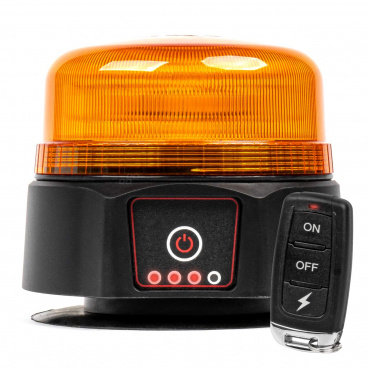 Bezdrôtová výstražná lampa maják LED s diaľkovým ovládaním R65 R10 12V 24V Bezdrôtová výstražná lampa maják LED s diaľkovým ovládaním R65 R10 12V 24V