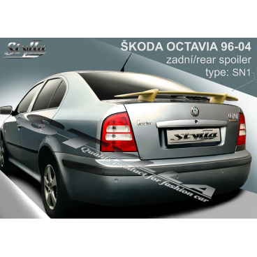 Škoda Octavia 1996+ zadný spoiler (EÚ homologácia) Škoda Octavia 1996+ zadný spoiler (EÚ homologácia)