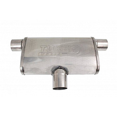 Stredný zadný tlmič 76mm TurboWorks LT 409SS 355mm