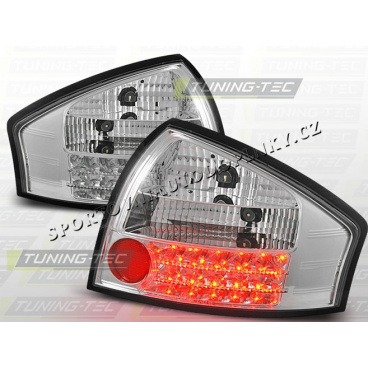 AUDI A6 (C5) SEDAN 1997-04 zadné LED lampy CHROME (LDAU09)