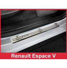 Nerez ochranné lišty prahu dverí 4ks Renault Espace 5 2014-16