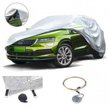 Reflexná nepremokavá plachta pre SUV s uzamknutím 