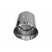 Koncovka tlmiča 114mm vstup 70mm Leštená
