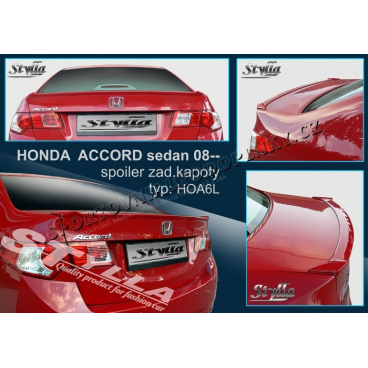 Honda Accord sedan 08+ spoiler zadnej kapoty (EÚ homologácia)