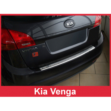 Nerez kryt-ochrana prahu zadného nárazníka Kia Venga 2009-13 Nerez kryt-ochrana prahu zadného nárazníka Kia Venga 2009-13