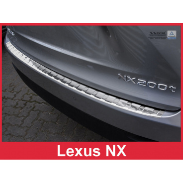 Nerez kryt-ochrana prahu zadného nárazníka Lexus NX 2014-16