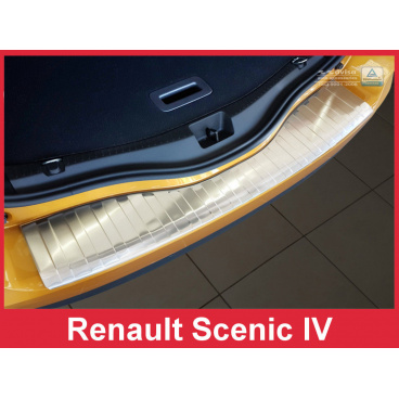 Nerez kryt- ochrana prahu zadného nárazníka Renault Scenic IV 2016-17 Nerez kryt- ochrana prahu zadného nárazníka Renault Scenic IV 2016-17
