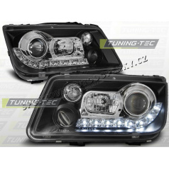 VW Bora 1998-05 Predné číre svetlá Daylight LED black (LPVWE9)