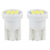 Žiarovky parkovacie T10 3 SMD LED biele 6000K - 2 ks
