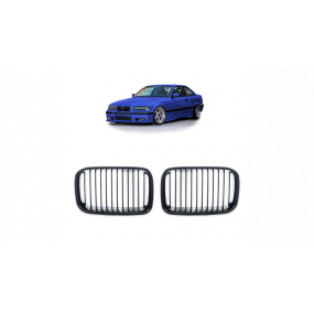 Gril BMW 3 E36 Compact jednotlivé rebro Lesklá čierna