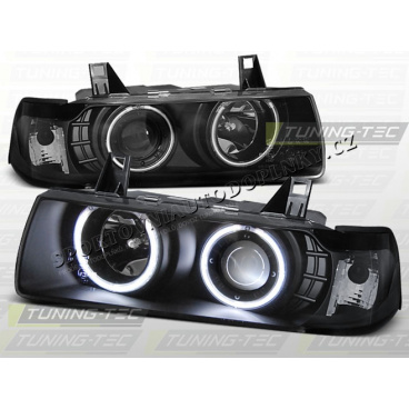 BMW E36 90-99 Angel Eyes black (LPBM68) - sedan, compact, touring