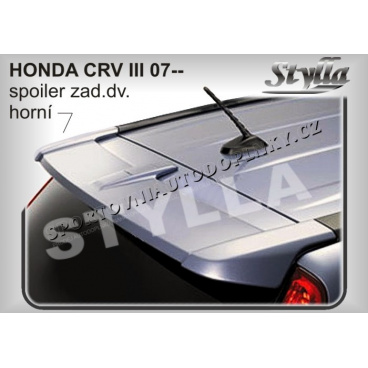 Honda CR-V III 07+ spoiler zadných dverí horný (EÚ homologácia)