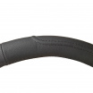 Poťah volanta kožený čierny 42 cm