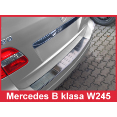 Nerez kryt-ochrana prahu zadného nárazníka Mercedes B W 245 2005-08