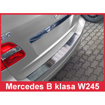 Nerez kryt-ochrana prahu zadného nárazníka Mercedes B W 245 2005-08