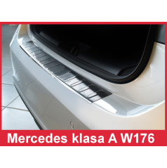 Nerez kryt-ochrana prahu zadného nárazníka Mercedes A W 176 2012+