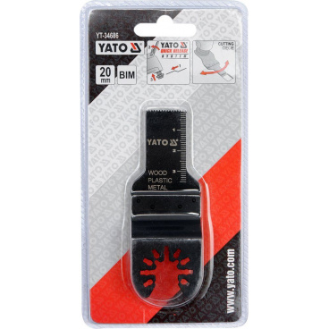 Pilový list na ponor. řezy BIM pro multifunkci, 20mm (dřevo, plast, kov) Pilový list na ponor. řezy BIM pro multifunkci, 20mm (dřevo, plast, kov)