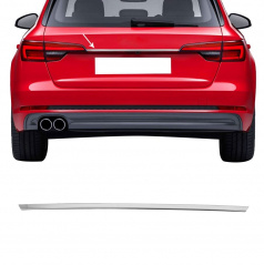 Nerez leštená lišta nad ŠPZ Omtec Audi A4 2016+ sedan