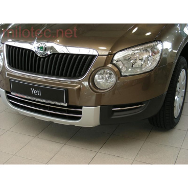 Lišty predného nárazníka, Škoda Yeti 09/09 + Lišty predného nárazníka, Škoda Yeti 09/09 +