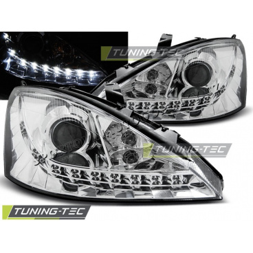 Ford Focus 11.2001-10.2004 predné číre svetlá daylight chrome (LPFO47) Ford Focus 11.2001-10.2004 predné číre svetlá daylight chrome (LPFO47)