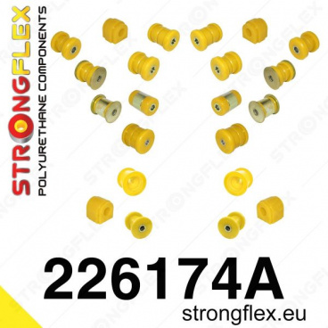 Seat Toledo III od 2005 StrongFlex Sport kompletní sestava silentbloků 22 ks Seat Toledo III od 2005 StrongFlex Sport kompletní sestava silentbloků 22 ks