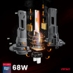 Automobilové LED žiarovky série F25 PRO BLACK FULL CANBUS H7 68W 12V 24V AMIO-04720