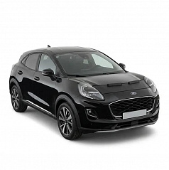 Ochranný návlek na prednú časť kapoty čierny Ford Puma 2019–24