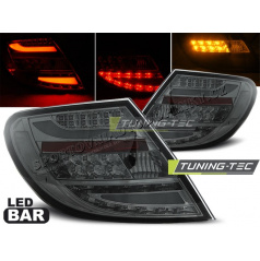 Mercedes C-klasa W204 sedan 2007-10 zadní lampy smoke LED BAR