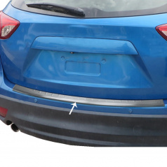 Nerez brúsený kryt hornej hrany zadného nárazníka Mazda CX-5 2012-2017