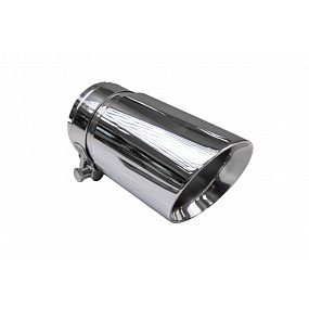 Koncovka tlmiča 101mm vstup 70mm Leštená