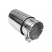 Koncovka tlmiča 101mm vstup 70mm Leštená