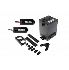 Nádrž na palivo Swirl Pot 3L TurboWorks pre 2 čerpadlá 250LPH (v sade) Čierna