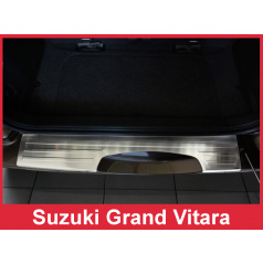 Nerez kryt- ochrana prahu zadného nárazníka Suzuki Grand Vitara 2006-15