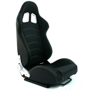 Športová polohovateľná sedačka A1 Racing BLAST Carbon Black
