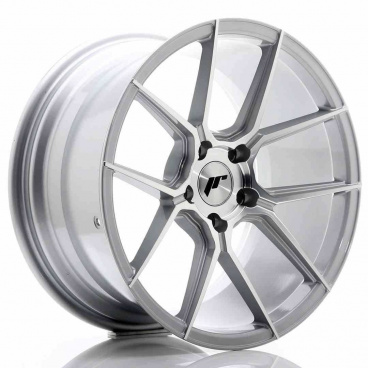 JR Wheels JR30 18x9,5 ET35 5x120 Strieborná Leštená Čelná Strana