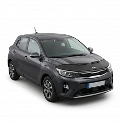 Čierny ochranný návlek na prednú časť kapoty Kia Stonic 2017+