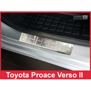 Nerez ochranné lišty prahu dverí 2ks Toyota Proace Verso 2 2016+ Nerez ochranné lišty prahu dverí 2ks Toyota Proace Verso 2 2016+
