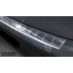 Nerez kryt - strieborná ochrana prahu zadného nárazníka VW-Golf VIII 2020 + KOMBI